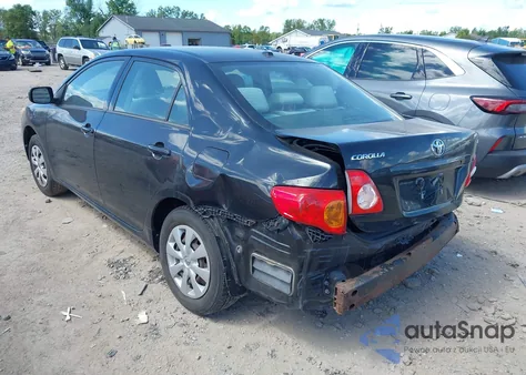 2009 Toyota Corolla Le z USA, uszkodzony, nr VIN 2T1BU40E19C120327
